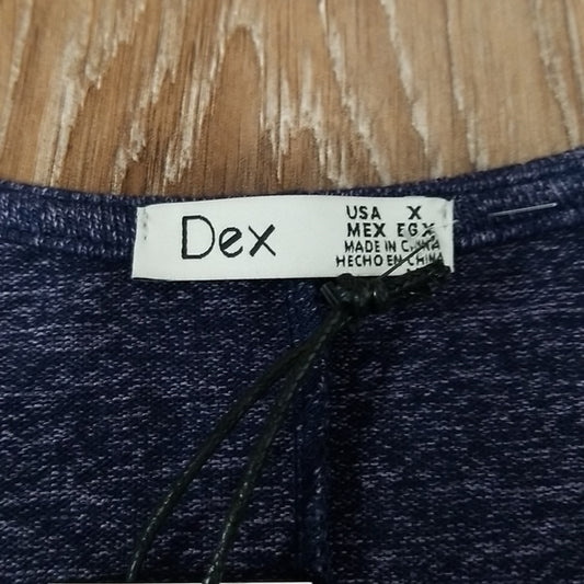 (X) NWT Dex Plus Comfy Loungewear Casual Heathered Lightweight