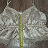 (S) NWT H&M Cropped Dainty Lace Satin Lingerie Intimates Lightweight Sleepwear