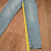 (27) Fashion Nova High Rise Skinny Ankle Jeans Stretch Faux Leather Details