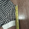 (XS) Guess Los Angeles Plaid Print Puff Sleeve Classic Prarie Business Casual