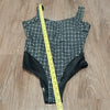 (18W) Maillot Baltex Body I.D Plaid Print One Piece Swimsuit Classic Pool Beach