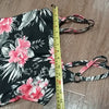 (6) Christina Tropical Flower Print Tankini Swimwear Beach Vacation Coastal