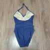 (S) Swim Etc. Nautical One Piece Swimsuit Classic Pool Sailor Vacation Coastal