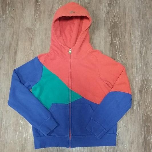 (L) Aritzia TNA Color Block Colorful Athleisure Comfy Cozy Bold Hooded Classic