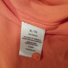 (XL) NWT Denver Hayes 100% Viscose Ruffle Shoulder Light Orange Blouse Colorful