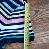 (XL) Talbots Multicolored Striped Lightweight Casual Tee Relaxed Fit Everyday