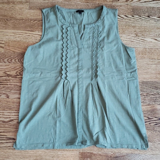 (XL) Talbots 100% Cotton Tank Top Outdoor Comfy Vacation Casual Everyday