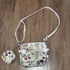 Parlontis Floral Design Crossbody & Matching Coin Pouch Everyday Colorful