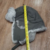 Crown Cap Signature 100% Nylon Rabbit Fur Trim Hat Ski Cozy Warm Outdoor