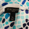 (SP) Talbots Petites 100% Cotton Colorful Geometric Print Comfy Casual