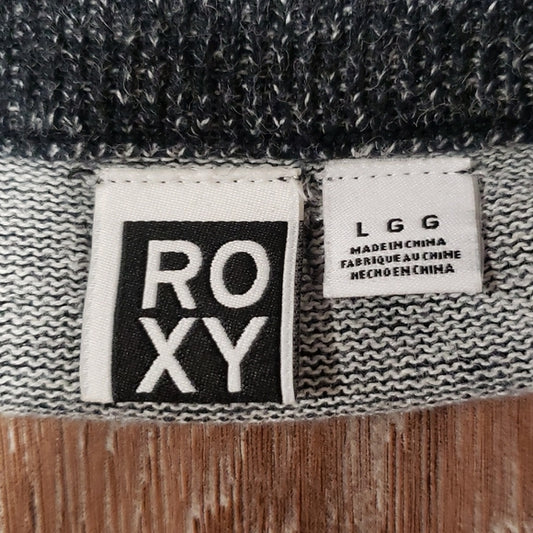 (L) Roxy Casual Comfy Weekend Relaxed Fit Bohemian Modern Cardigan Contemporary