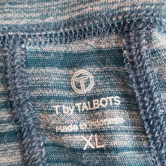 (XL) T by Talbots Heathered Lightweight Casual Comfy Relaxed Fit Summer Vacation