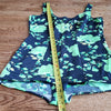 (XL) Vintage Handmade Floral One Piece Swimsuit Retro Beach Swimwear Vacation