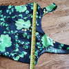 (XL) Vintage Handmade Floral One Piece Swimsuit Retro Beach Swimwear Vacation