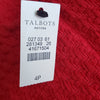 (4P) NWT Talbots Petites 100% Cotton Shell Blazer Formal Bold Padded Shoulders