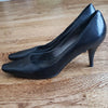 (6M) Nine West Leather Upper Classic Low Heek Business Formal Office Workwear