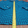 (1X) Talbots Checkered Casual 100% Cotton Workwear Lightweight Comfy Office