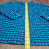 (1X) Talbots Checkered Casual 100% Cotton Workwear Lightweight Comfy Office