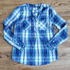 (S) Original Weatherproof Classic Plaid Country Soft Casual Western Prairie