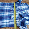 (S) Original Weatherproof Classic Plaid Country Soft Casual Western Prairie