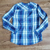 (S) Original Weatherproof Classic Plaid Country Soft Casual Western Prairie