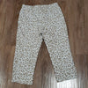 (M) Aerie by American Eagle Leopard Print Cropped Jogging Pant Comfy Loungewear