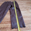 (8) Together High Rise Straight Leg 100% Leather Shell Pants Retro 80s Style