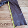 (8) Together High Rise Straight Leg 100% Leather Shell Pants Retro 80s Style