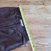 (8) Together High Rise Straight Leg 100% Leather Shell Pants Retro 80s Style