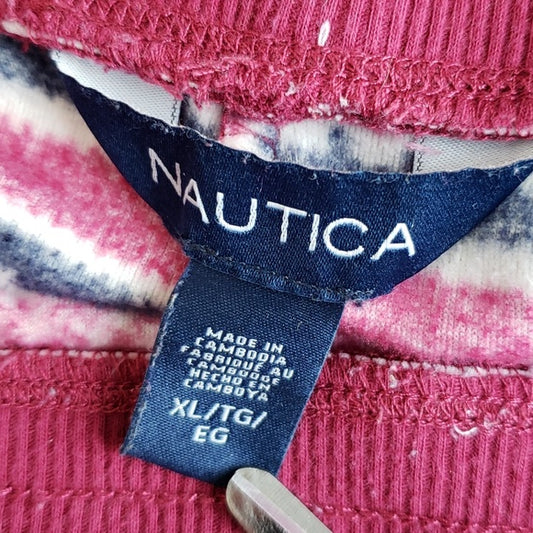 (XL) Nautica Comfy Pajama Fuzzy Cozy Sleepwear Loungewear Relaxed Loose Fit