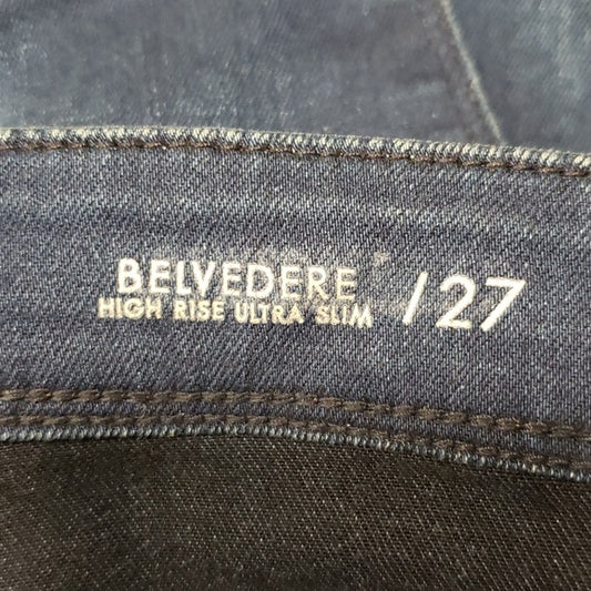 (27) Fidelity Denim Belvedere High Rise Ultra Slim Daft Blue Jeggings Modern