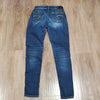 (26W/31L) Silver Jeans Co. Fluid Denim Suki Mid Rise Super Skinny Embellished