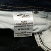 (28W/32L) Silver Jeans Co. Super Stretch Suki High Straight Dark Wash Urban