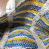 Handmade Colorful Tote Knit Woven Stripes Cottagecore Coastal Grandma