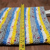 Handmade Colorful Tote Knit Woven Stripes Cottagecore Coastal Grandma
