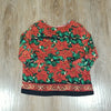 (XL) Jane Ashley Casual Lifestyle 100% Cotton Floral Sequins Beaded