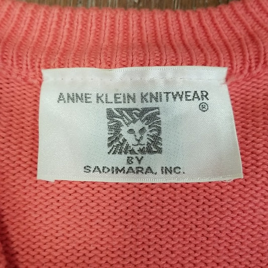 (XL) Anne Klein Knitwear Comfortable Warm Cozy Classic Metallic Colorful