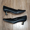 (8.5) Outline Classic Black Low Kitten Heel Business Formal Neutral Minimalist