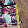 (XL) Op Ocean Pacific Tankini Top Swimwear Colorful Palm Print Vacation Beach