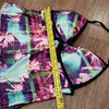 (XL) Op Ocean Pacific Tankini Top Swimwear Colorful Palm Print Vacation Beach