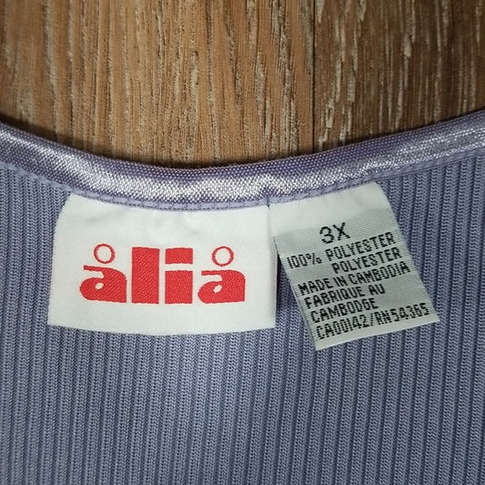 (3X) Alia Tank Loungewear Casual Lightweight Minimalist Pastel Ribbed