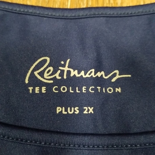 (2X) Reitmans Tee Collection Vacation Beach Gym Activewear Athletic Casual
