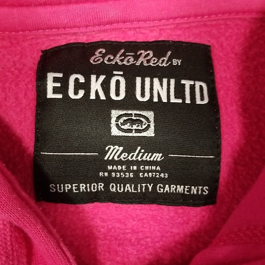 (M) Ecko Red by Ecko Unlimited Sequins Graphic Logo Comfortable Warm Cozy