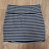 (XS) Aritzia TNA Horizontal Striped Nautical Fitted Mini Skirt Soft Comfy