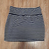 (XS) Aritzia TNA Horizontal Striped Nautical Fitted Mini Skirt Soft Comfy