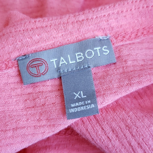(XL) T by Talbots Colorful Classic Relaxed Fit Athleisure Comfortable Casual