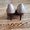 (9) Amalfi Made in Italy Neutral Tone Pointy Toe Leather Heels Formal Occasion