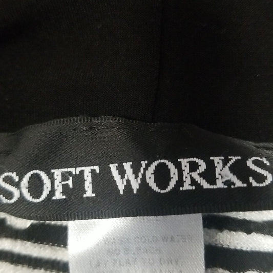 (S) Soft Works Turtleneck Stripes Casual Comfortable Relaxed Loose Cottagecore