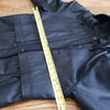 (M) Sequence 100% Leather Shell Jacket Hooded Warm Luxury Nylon Lined