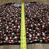 (L) Floral Casual Vacation Travel Flowy Beach Summer Cool Garden Party Granny